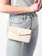 Shoulder Bag Couture Miniprix Beige couture L86014-vue-porte