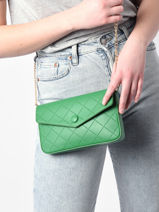 Shoulder Bag Couture Miniprix Green couture L86014-vue-porte
