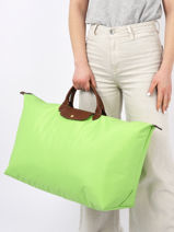 Longchamp Le pliage original Travel bag Green-vue-porte