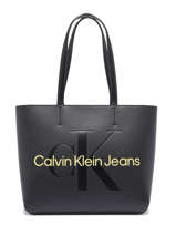 Shoulder Bag Sculpted Calvin klein jeans Black sculpted K610276