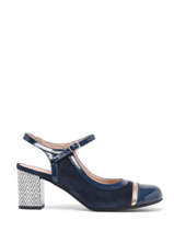 Pumps With Straps Rodin In Leather Dorking Blue women D9093