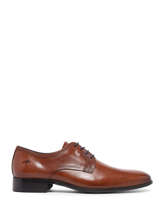 Leather Cesar Lace-up Shoes Fluchos Brown men 9668