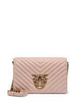 Cross Body Tas Love Bag Quilt Leather Pinko Pink love bag quilt A0GK