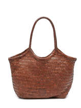 Shoulder Bag Goa Leather Basilic pepper Brown goa BGOA01