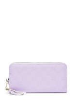 Wallet With Coin Purse Miniprix Violet relief 78SM2524