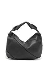 Leather Stockholm Shoulder Bag Basilic pepper Black stockolm BSTO01