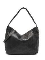 Shoulder Bag Obbo Leather Basilic pepper Black obbo BOBB01