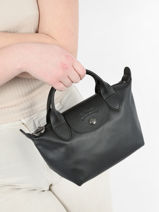 Longchamp Le pliage xtra Sacs port� main Noir-vue-porte