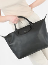 Longchamp Le pliage xtra Sacs port� main Beige-vue-porte