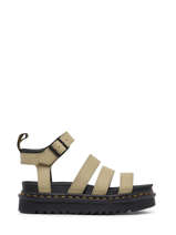 Sandals In Leather Dr martens Beige women 30706358-vue-porte