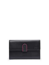 Continental Wallet Leather Hexagona Black multico 227378