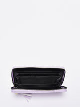 Wallet With Coin Purse Miniprix Violet relief 78SM2524-vue-porte