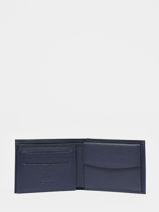 Wallet Leather Hexagona Blue confort 461049-vue-porte