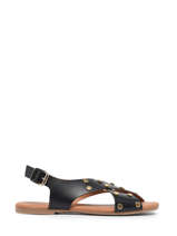 Sandals Kenna In Leather Pieces Black women 17136367