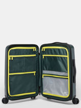 Carry-on Spinner Pure Mate Elite Green pure mate E2121-vue-porte
