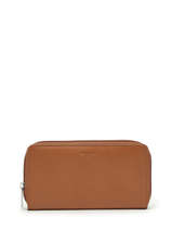 Continental Wallet Leather Hexagona Brown confort 467399