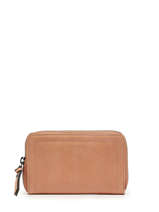 Wallet Leather Hexagona Brown sauvage 418186