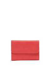 Wallet Leather Hexagona Pink sauvage 418188