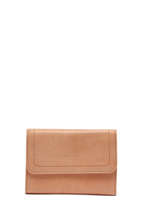 Wallet Leather Hexagona Brown sauvage 418188