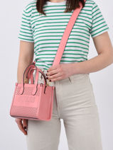 Shoulder Bag Katey Guess Pink katey WH876976-vue-porte