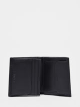 Wallet Leather Calvin klein jeans Black duo stitch K510324-vue-porte