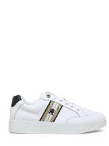 Sneakers In Leather Tommy hilfiger White women 7106YBS