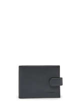 Wallet Leather Hexagona Blue confort 461050