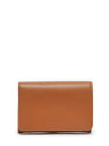 Wallet Leather Hexagona Brown confort 467627