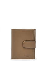 Wallet Leather Hexagona Brown confort 467468