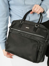 A4 Size  Business Bag David jones Black men 925505-vue-porte