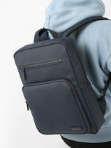 Backpack Hexagona Blue legend 589072-vue-porte