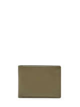 Wallet Leather Yves renard Green smooth 1574