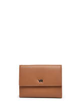 Wallet Leather Yves renard Brown foulonne 29468