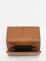 Wallet Leather Yves renard Brown foulonne 29468-vue-porte