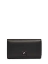 Wallet Leather Yves renard Black foulonne 29495