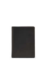 Wallet Leather Yves renard Black smooth 15419