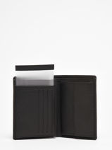 Wallet Leather Yves renard Black foulonne 23419-vue-porte