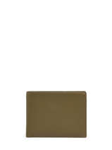 Smooth Leather Wallet Yves renard Green smooth 1572