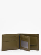 Smooth Leather Wallet Yves renard Green smooth 1572-vue-porte