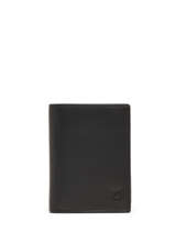 Wallet Leather Yves renard Black smooth 159
