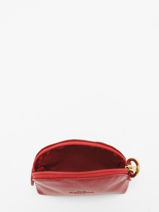 Coin Purse Leather Yves renard Red foulonne 29365-vue-porte