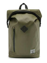 1 Compartment  Backpack Herschel Green weather resistant 11194