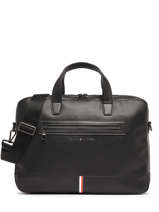 Laptop Bag Tommy hilfiger Black corporate AM10928