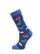 Socks Cabaia Blue socks men YVO-vue-porte