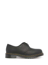 Chaussures Derbies 1461 Black Waxed Full Grain En Cuir Dr martens Noir men 30679001