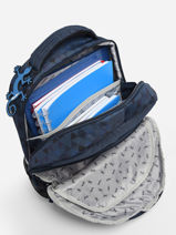 Backpack Cameleon Blue actual SD39-vue-porte