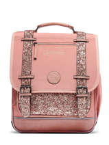 2-compartment Vintage Fantasy Backpack Cameleon Pink vintage fantasy SD39