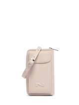 Leather Pocket Phone Pouch Nathan baume Beige egee 3