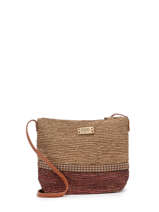 Sac Bandouli�re L'atelier Du Crochet Le voyage en panier Marron l'atelier du crochet AM730