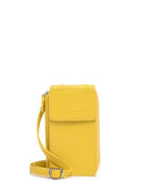 Phone Case Leather Hexagona Yellow confort 468283